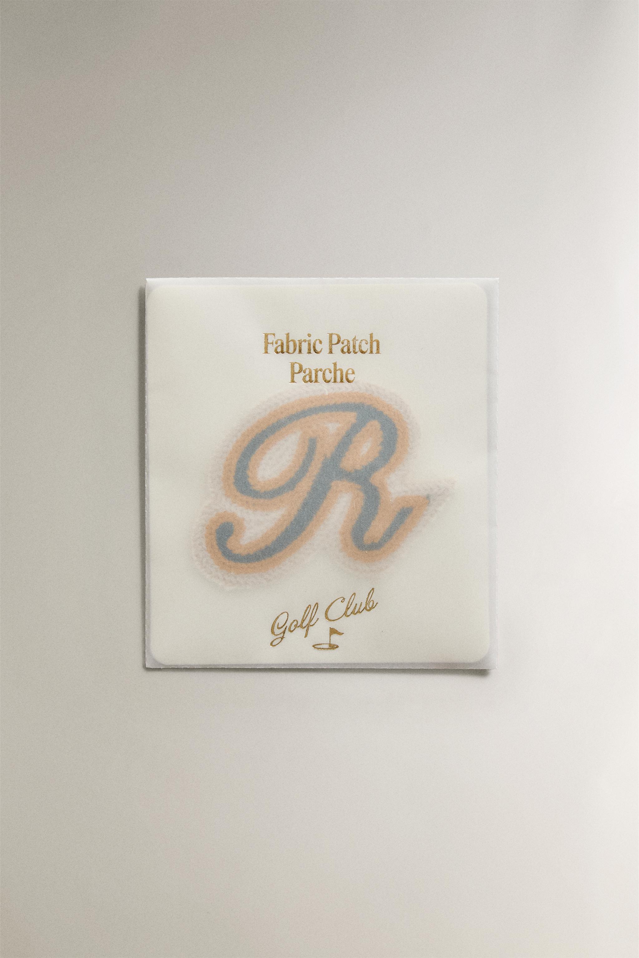 COTTON LETTER R PATCH